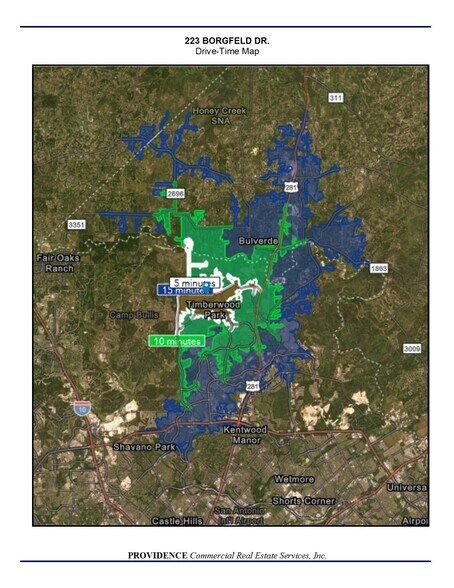 223 W Borgfeld Dr, San Antonio, TX à vendre - Photo du bâtiment - Image 2 de 11