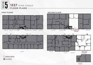 1321 Howe Ave, Sacramento, CA à louer Plan d’étage- Image 1 de 1