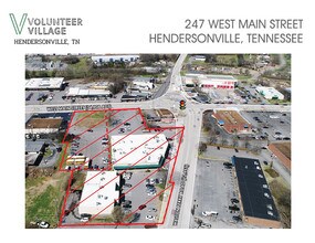 247 W Main St, Hendersonville, TN - AERIAL map view