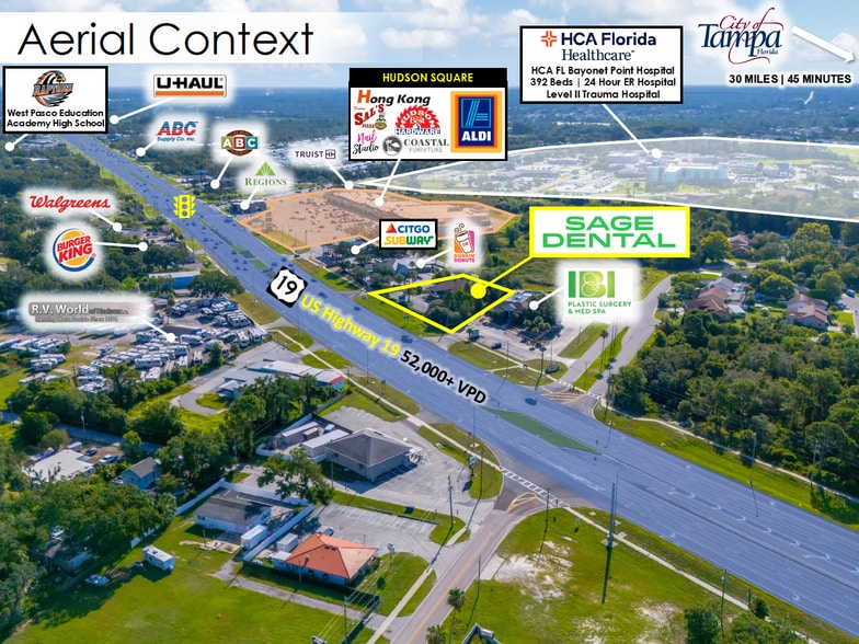 14030 Us Highway 19, Hudson, FL for sale - Aerial - Image 2 of 6