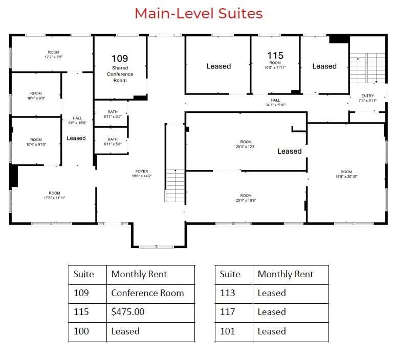 6302 Odana Rd, Madison, WI for lease Floor Plan- Image 1 of 2