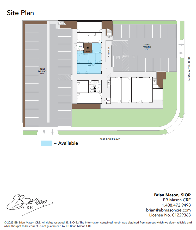 900 N San Antonio Rd, Los Altos, CA à louer Plan de site- Image 1 de 2