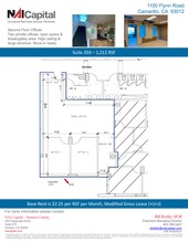 1100 Flynn Rd, Camarillo, CA à louer Plan de site- Image 1 de 1