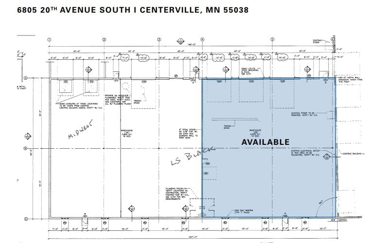 6805 20th Ave S, Centerville, MN à louer Plan d’étage- Image 1 de 1