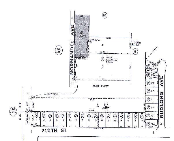 20920-20944 S Normandie Ave, Torrance, CA à vendre - Plan cadastral - Image 1 de 1