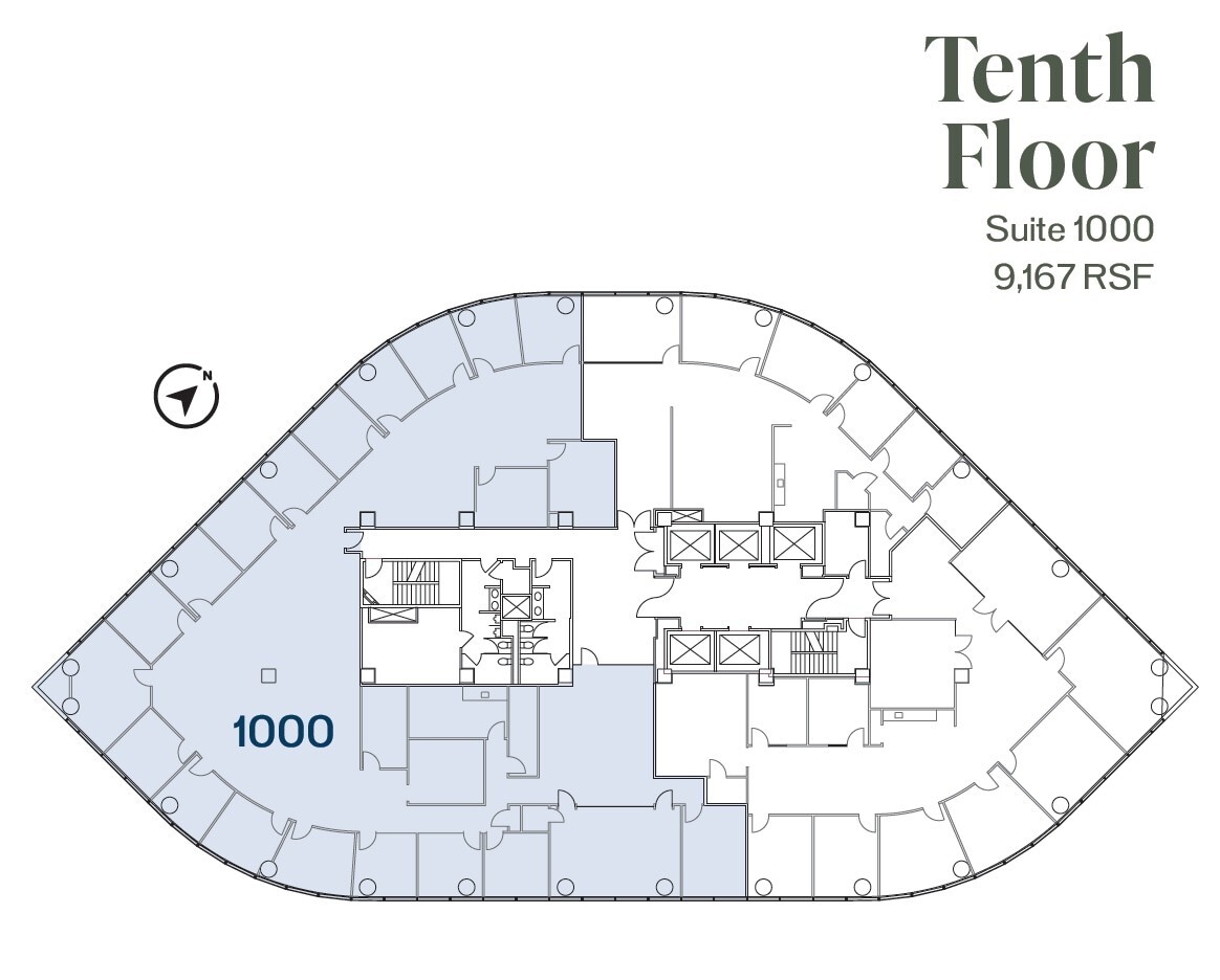 170 S Main St, Salt Lake City, UT à louer Plan d’étage- Image 1 de 1
