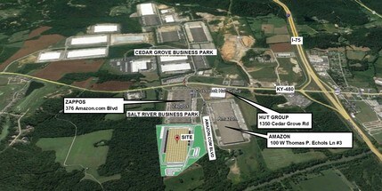 458 Pope Farm Blvd, Shepherdsville, KY - AERIAL map view - Image1