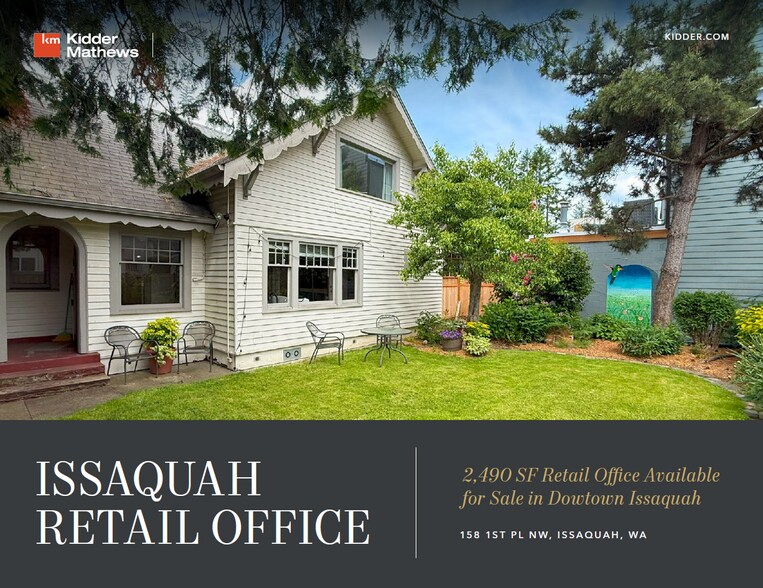 158 1st Pl NW, Issaquah, WA à vendre - Photo du bâtiment - Image 1 de 4