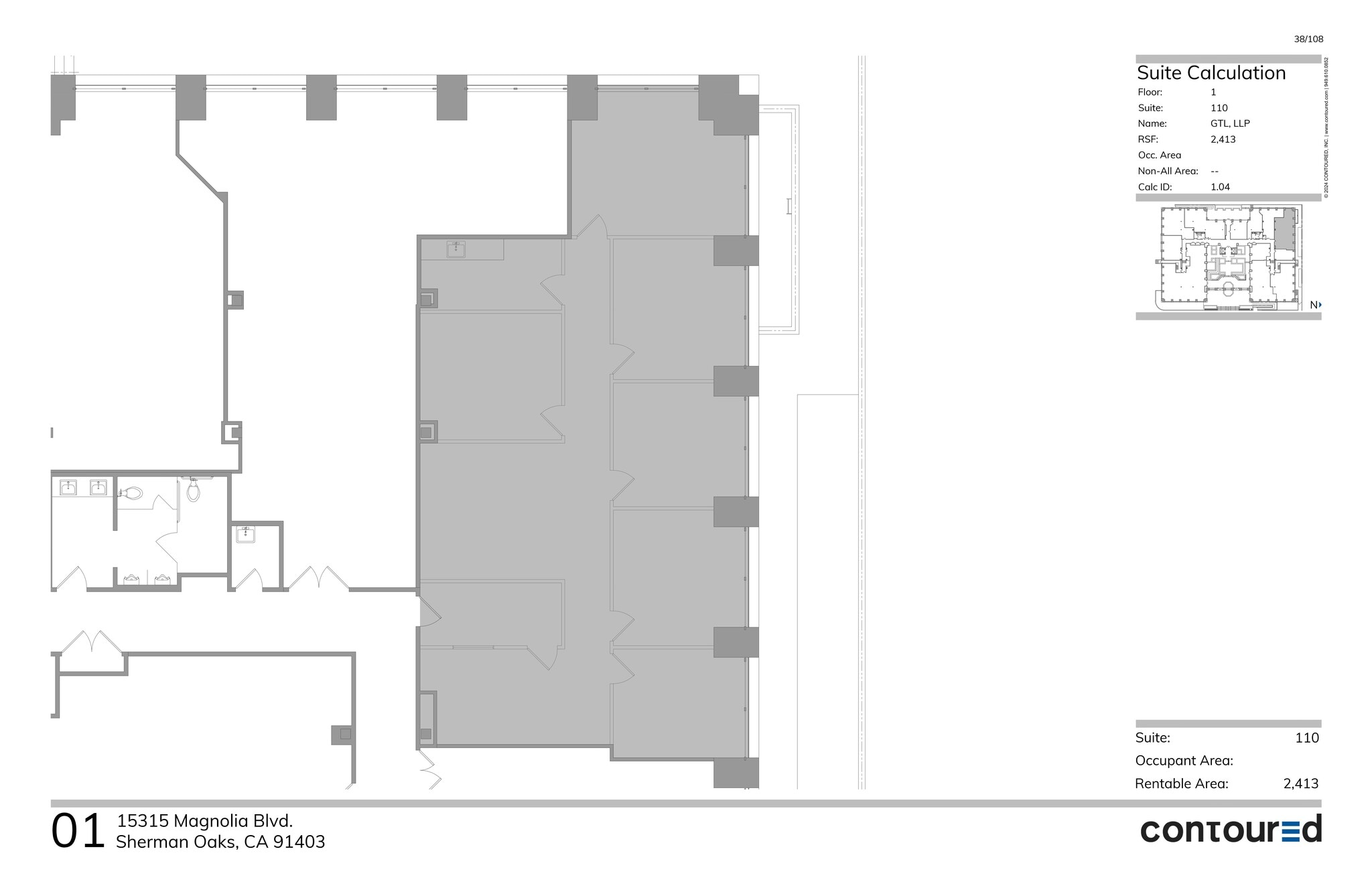 15315 Magnolia Blvd, Sherman Oaks, CA for lease Site Plan- Image 1 of 1