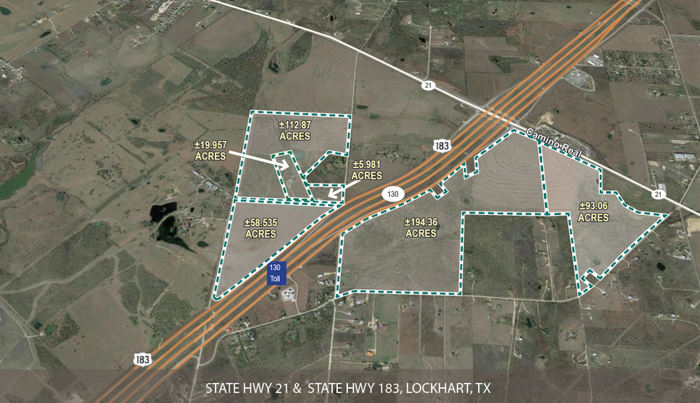 SH 21 & SH 183, Lockhart, TX for sale - Primary Photo - Image 1 of 1