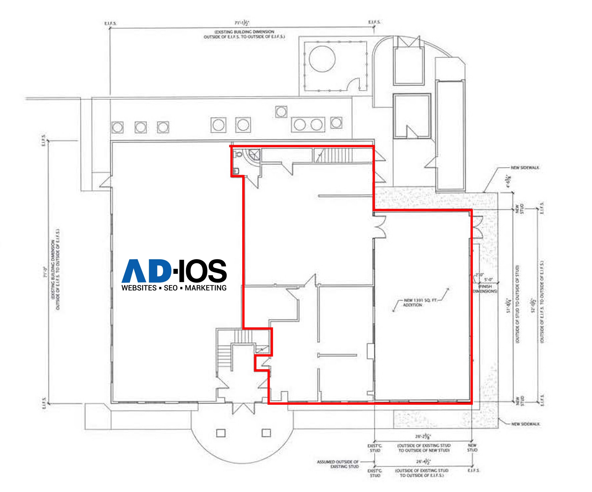 230-232 N Plaza Dr, Nicholasville, KY for lease Floor Plan- Image 1 of 12