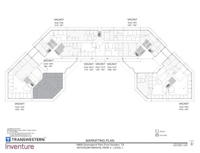 16800 Greenspoint Park, Houston, TX à louer Plan d  tage- Image 1 de 1