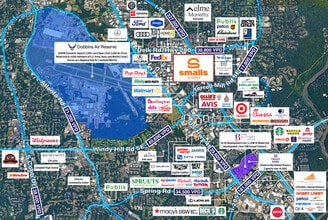 2355 Windy Hill Rd SE, Marietta, GA - Aerial  map view - Image1