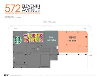 Plus de détails pour 572 11th Ave, New York, NY - Commerce de détail à louer