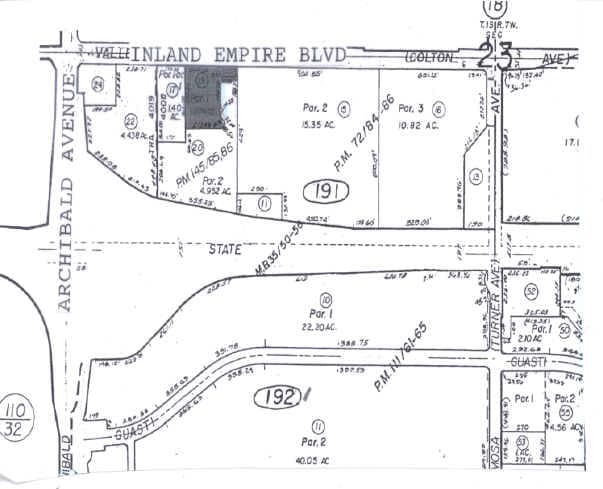 2890 E Inland Empire Blvd, Ontario, CA for sale - Plat Map - Image 2 of 5