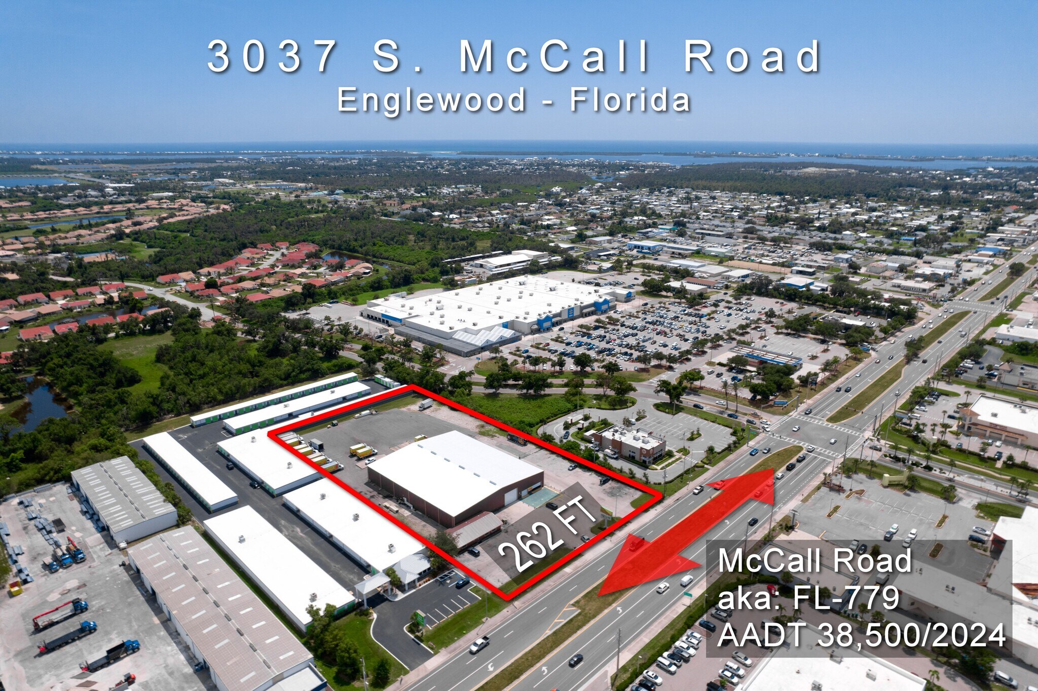 3037 S McCall Rd, Englewood, FL à vendre Aérien- Image 1 de 1