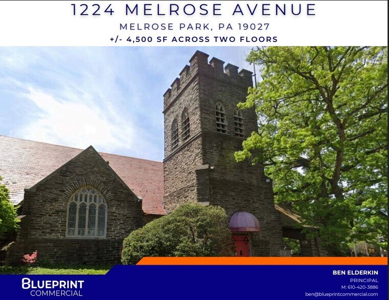1224 Melrose Ave, Melrose Park, PA à louer - Photo du bâtiment - Image 1 de 1
