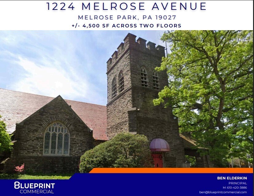 1224 Melrose Ave, Melrose Park, PA à louer Photo du bâtiment- Image 1 de 2