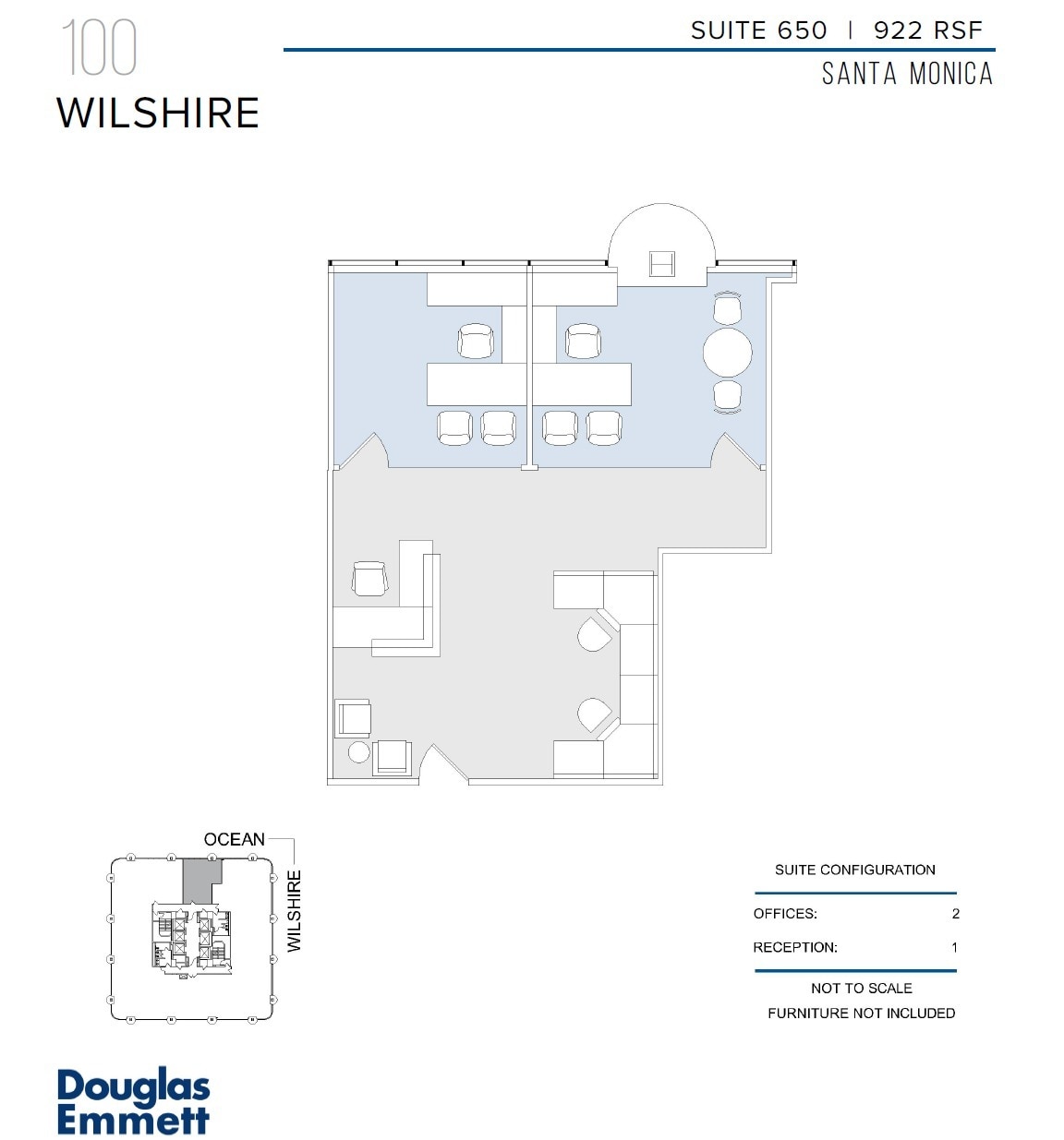 100 Wilshire Blvd, Santa Monica, CA for lease Floor Plan- Image 1 of 1