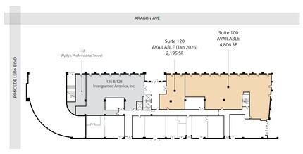 2333 Ponce de Leon Blvd, Coral Gables, FL for lease Floor Plan- Image 1 of 2