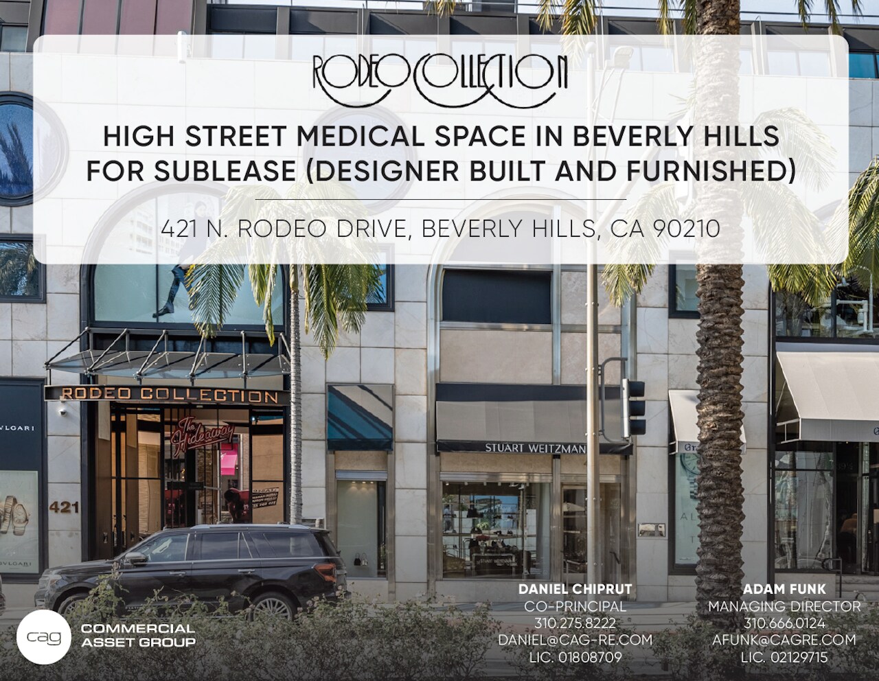 413-445 N Rodeo Dr, Beverly Hills, CA à louer Photo du bâtiment- Image 1 de 16