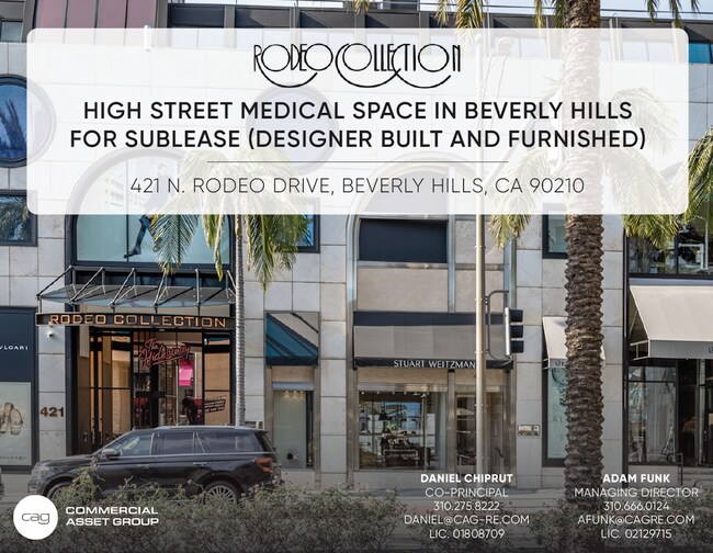 Plus de détails pour 413-445 N Rodeo Dr, Beverly Hills, CA - Médical à louer