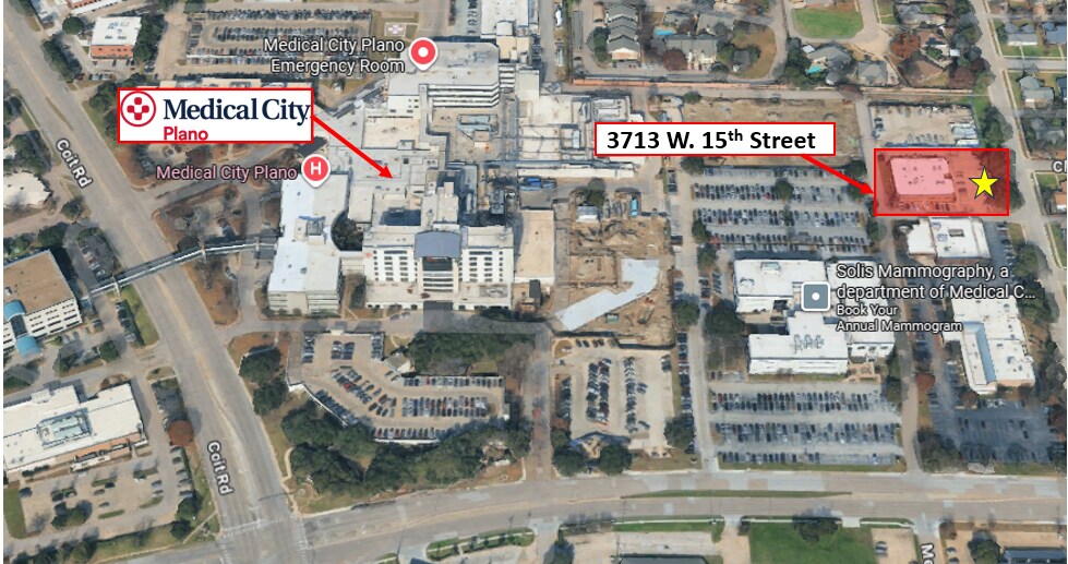 3713 W 15th St, Plano, TX à louer - Aérien - Image 2 de 5