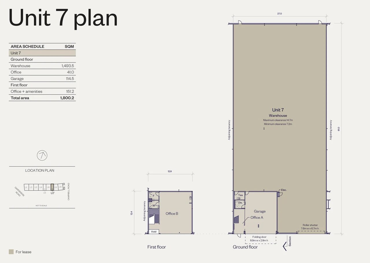 63 Campbell Rd, Alexandria for lease Floor Plan- Image 1 of 1
