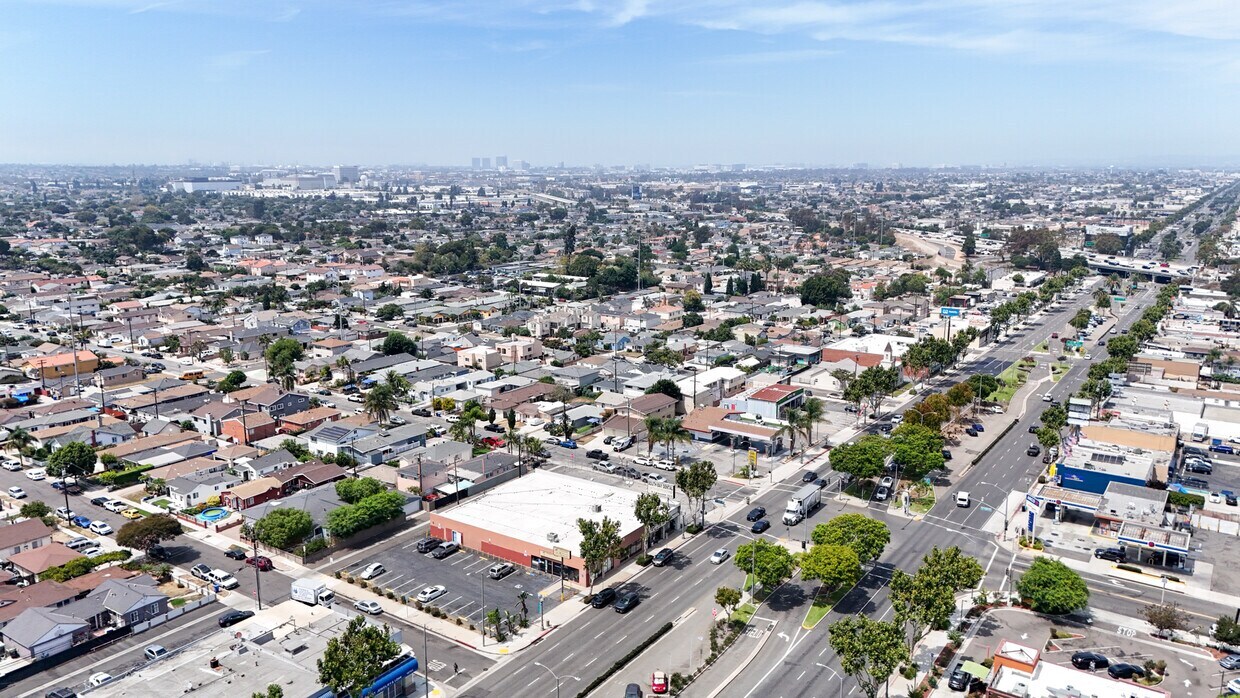 16601-16617 Hawthorne Blvd, Lawndale, CA for lease Aerial- Image 1 of 2