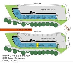 8499 Greenville Ave, Dallas, TX à louer Plan de site- Image 1 de 1