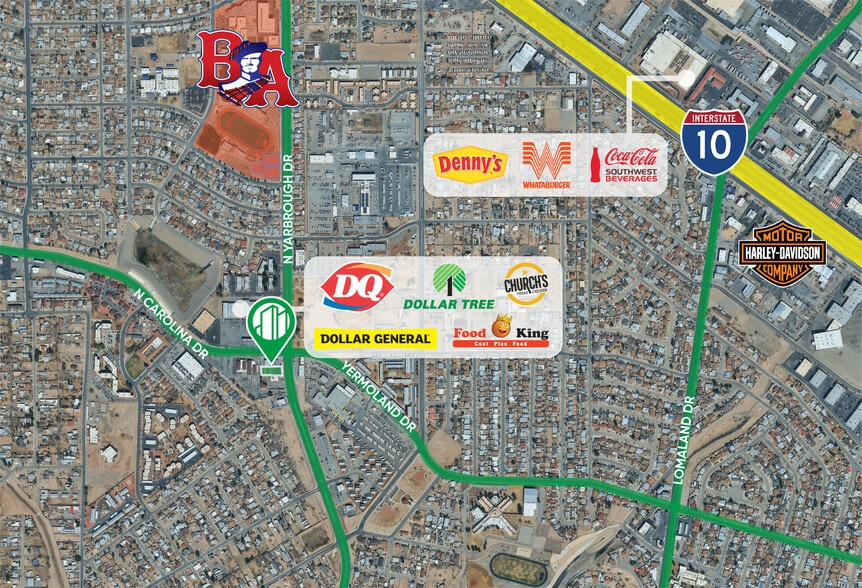 599 N Yarbrough Dr, El Paso, TX for lease - Building Photo - Image 2 of 11