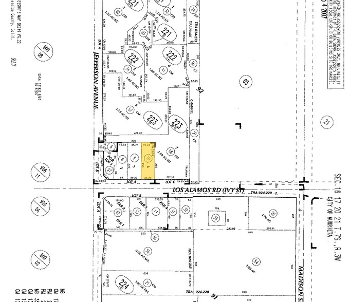 41449 Los Alamos Rd, Murrieta, CA à vendre - Plan cadastral - Image 3 de 7