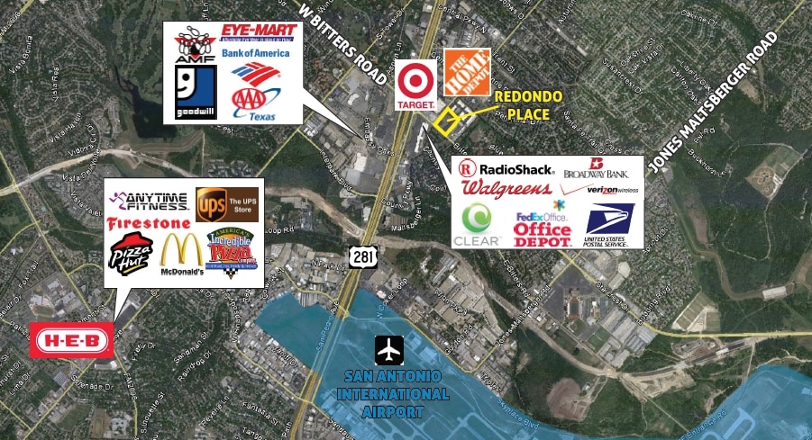 903 E Bitters Rd, San Antonio, TX à louer - Aérien - Image 3 de 16