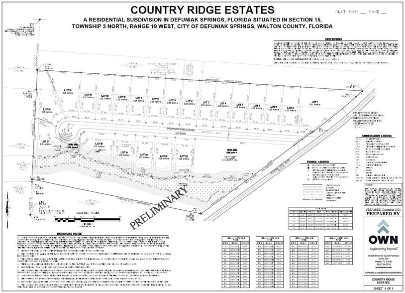 TBD Juniper Lake Road, Defuniak Springs, FL for sale - Plat Map - Image 1 of 12