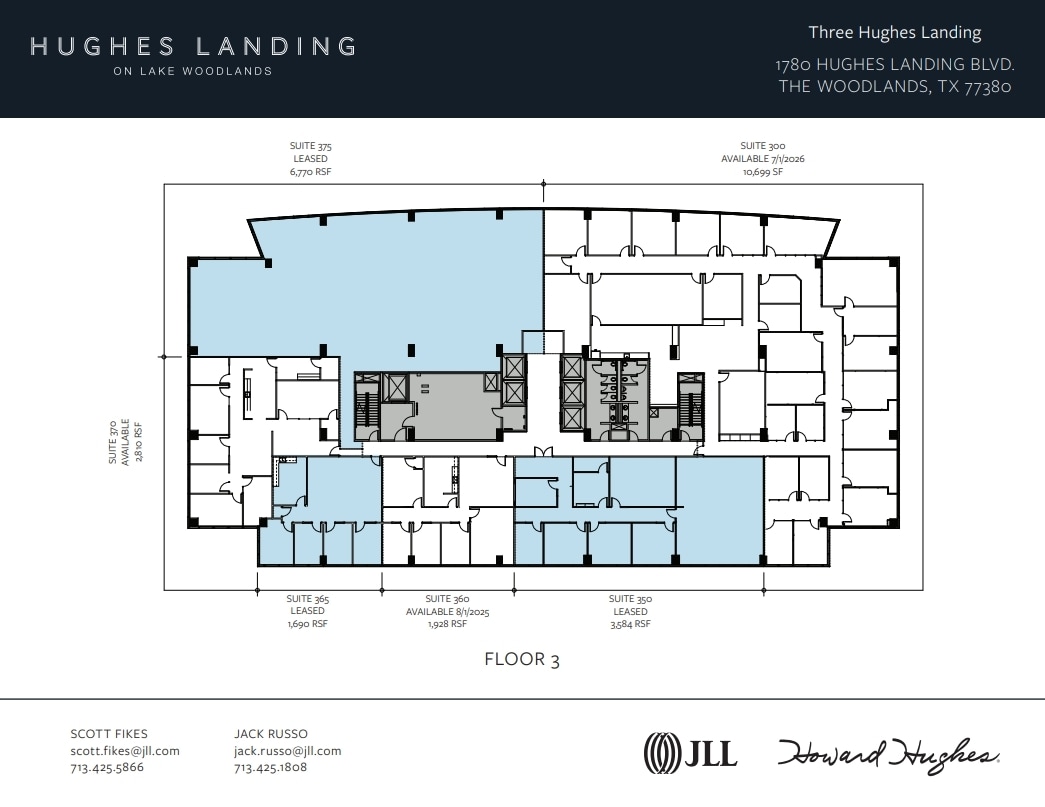 1780 Hughes Landing Blvd, The Woodlands, TX for lease Floor Plan- Image 1 of 1