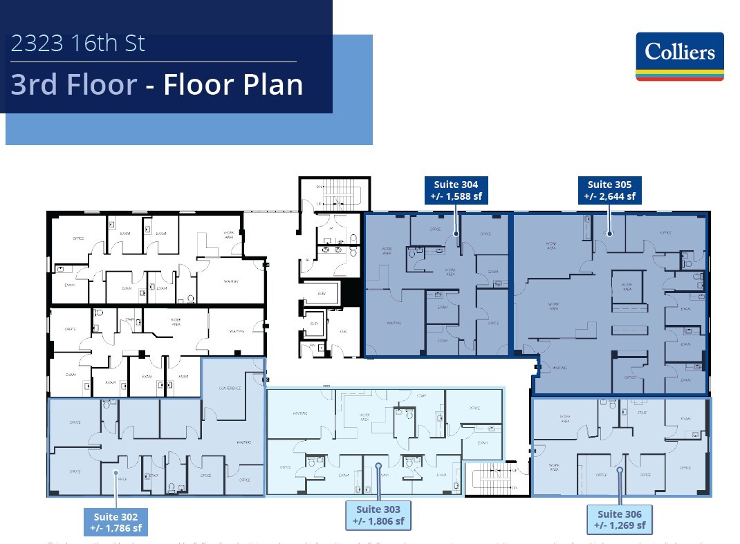 2323 16th St, Bakersfield, CA à louer Plan d’étage- Image 1 de 1