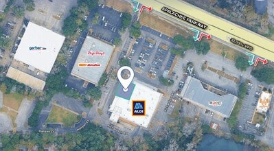 2425 Apalachee Pky, Tallahassee, FL - AERIAL  map view