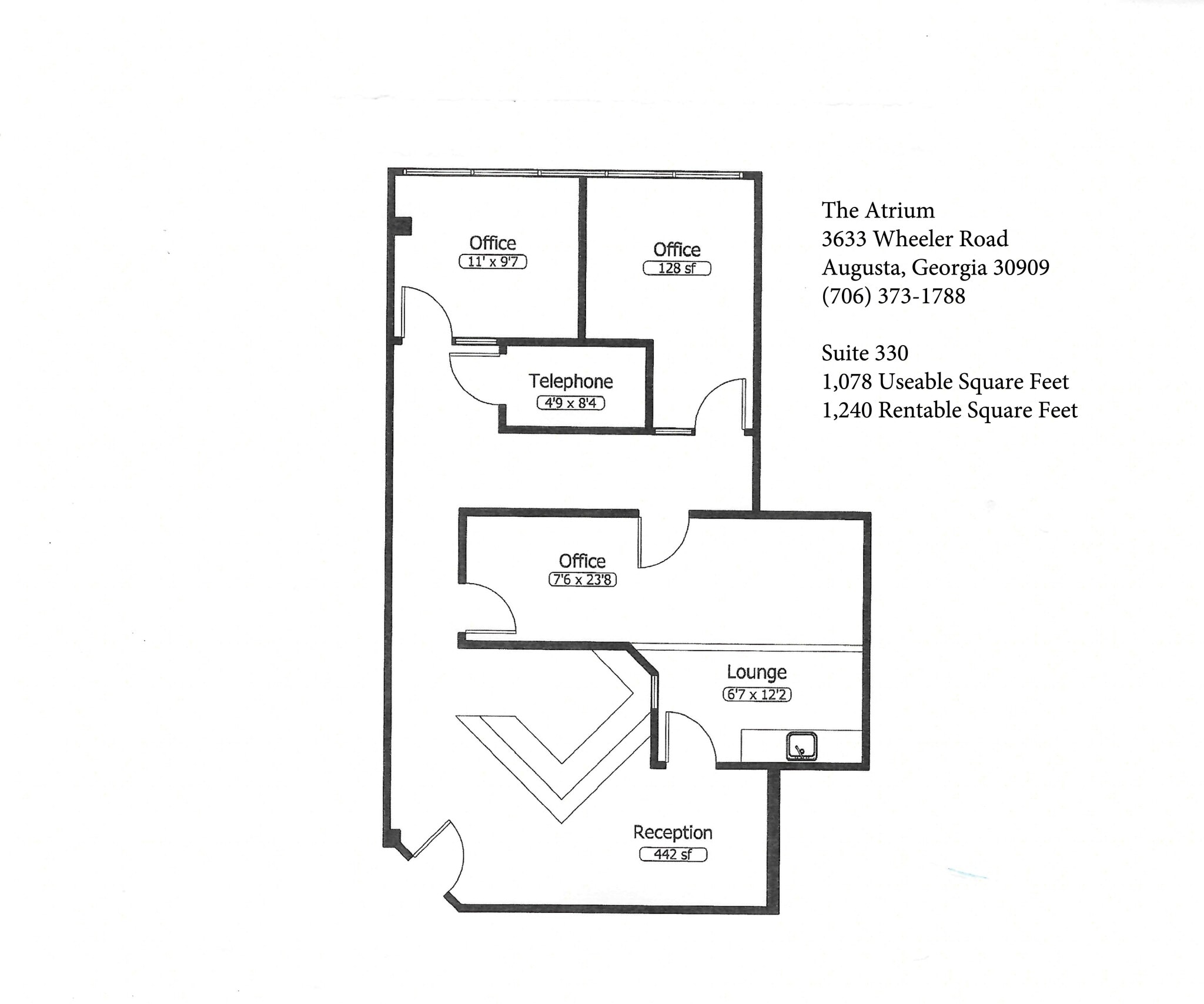 3633 wheeler Rd, Augusta, GA à louer Plan de site- Image 1 de 1