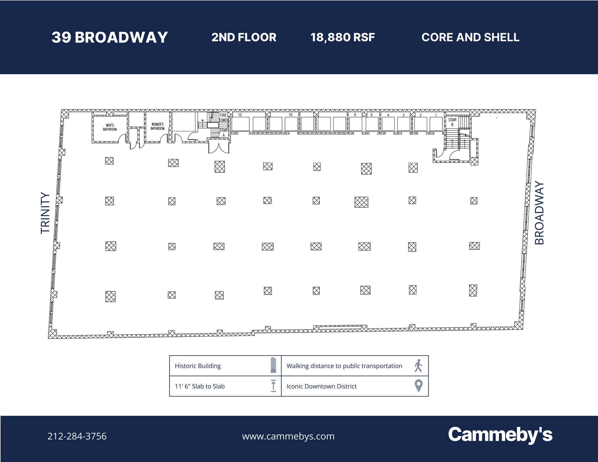 39 Broadway, New York, NY à louer Plan de site- Image 1 de 1