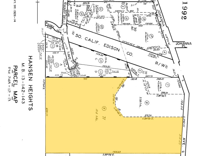 10131 Johanna Ave, Sunland, CA à vendre - Plan cadastral - Image 3 de 25