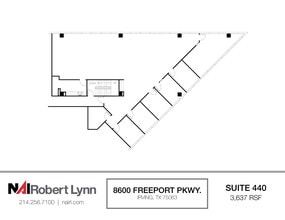 8600 Freeport Pky, Irving, TX à louer Plan d’étage- Image 1 de 1