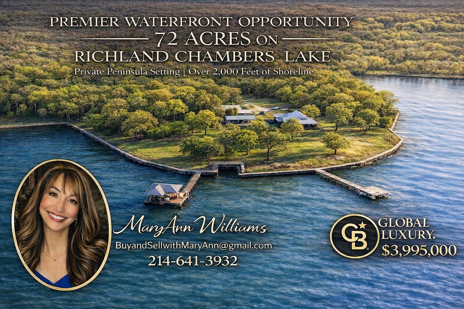 Richland Chambers Lake, Streetman, TX for sale Primary Photo- Image 1 of 28