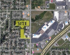 NW/C 22nd Street &  North Garnett, Owasso, OK - AERIAL  map view