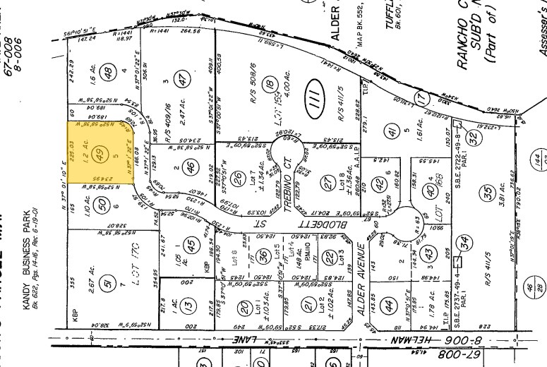 374 Blodgett St, Cotati, CA à louer - Plan cadastral - Image 2 de 6
