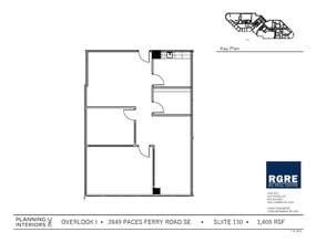 2849 Paces Ferry Rd SE, Atlanta, GA à louer Plan d’étage- Image 1 de 1