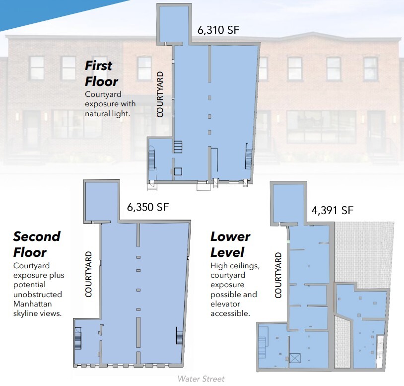 265 Water St, Brooklyn, NY à louer Plan d’étage- Image 1 de 10