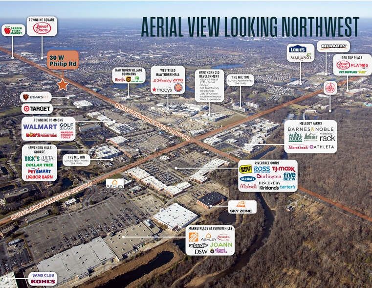 30 W Phillip Rd, Vernon Hills, IL for sale - Building Photo - Image 2 of 9