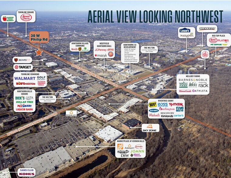 30 W Phillip Rd, Vernon Hills, IL à vendre - Photo du bâtiment - Image 2 de 9