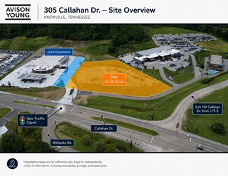 Plus de détails pour Callahan Dr., Knoxville, TN - Terrain à vendre