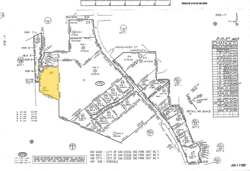 4217 Ponderosa Ave, San Diego, CA à louer - Plan cadastral - Image 2 de 4